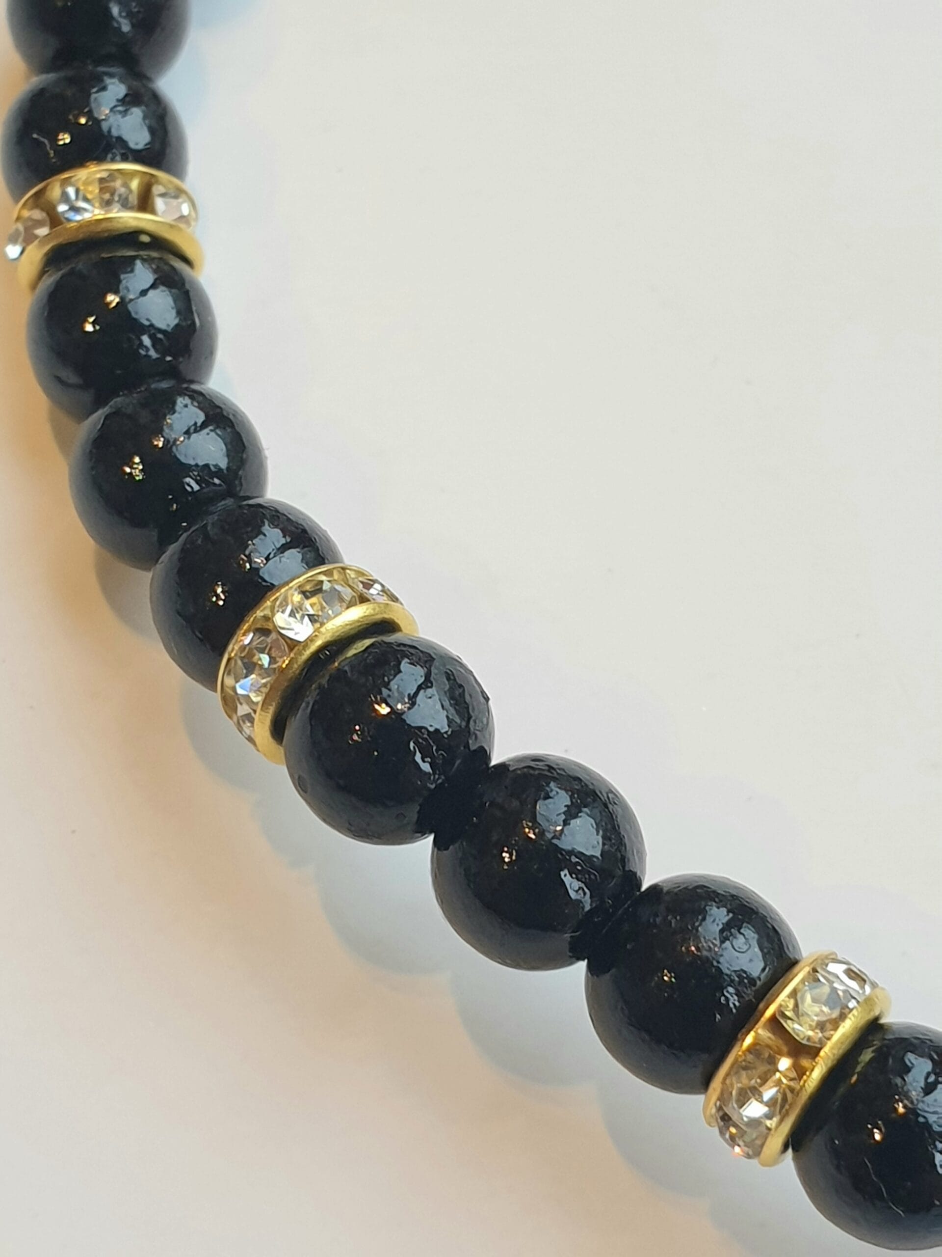 Armband Zwart/Goudkleurige kat - Afbeelding 4